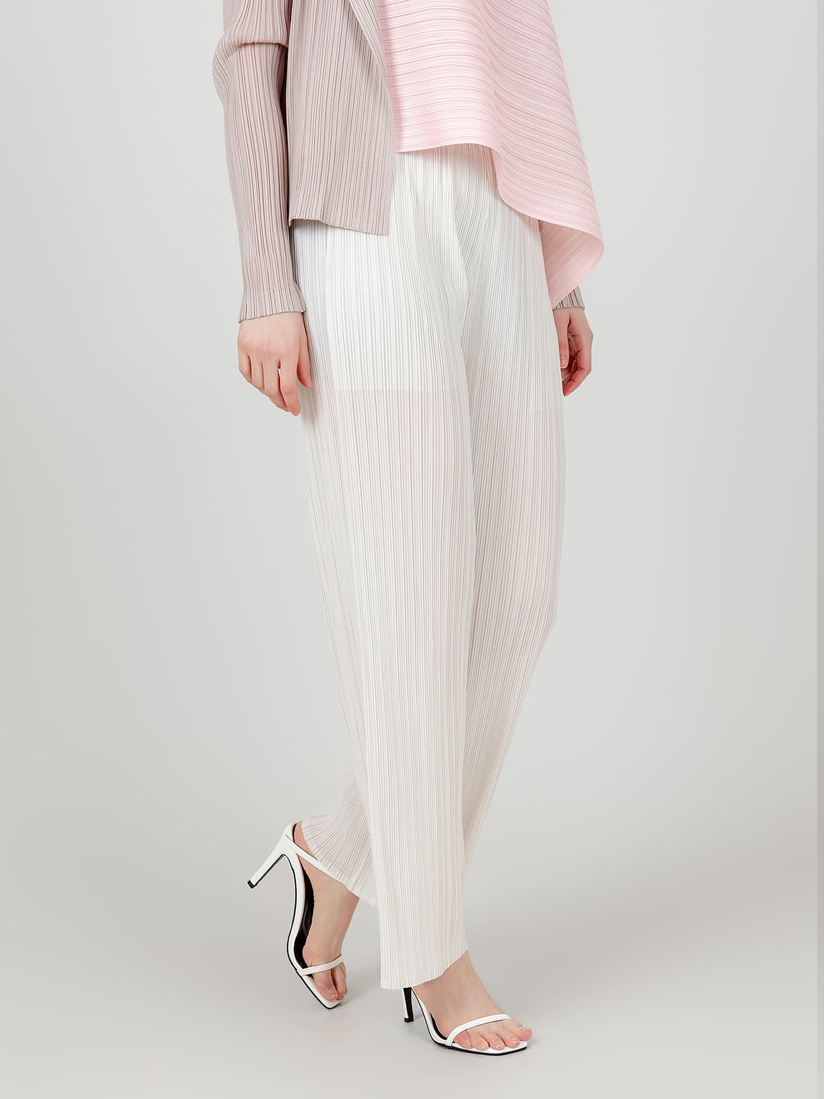 베이직 일자 플리츠 팬츠